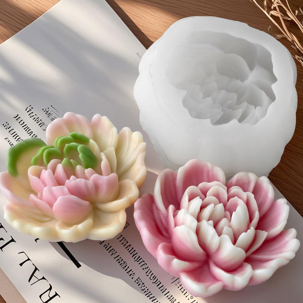 Soap Making Recipes - DIY 장미 꽃 실리콘 금형 수제