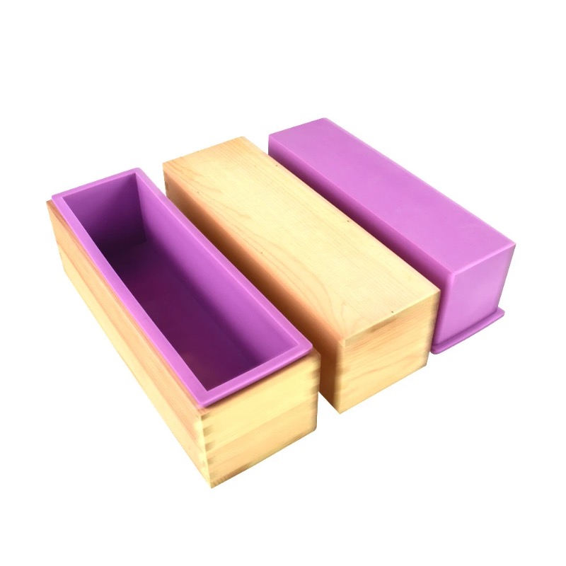 Soap Making Recipes - 유연한 실리콘 비누 몰드 직사각형 로프