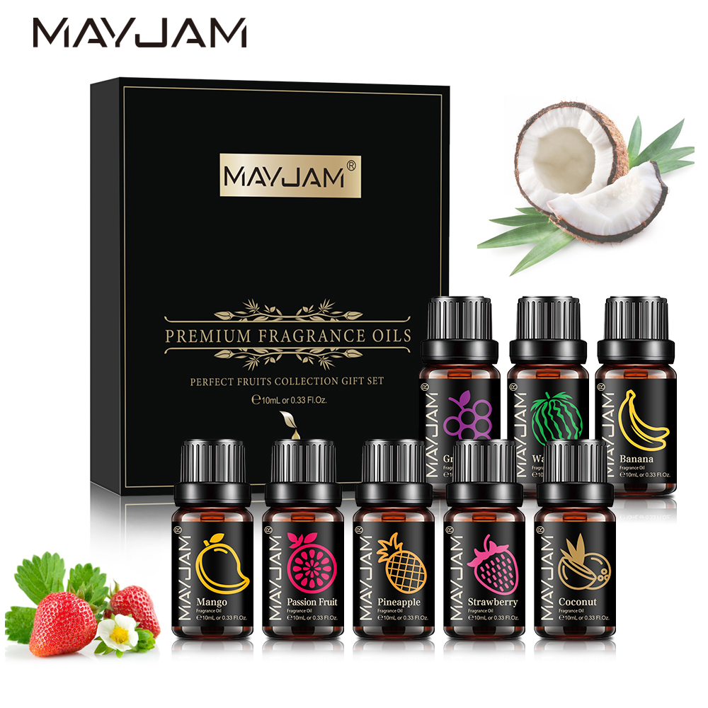 Soap Making Ingredients - MAYJAM 향수 오일 세트 8pcs 선물
