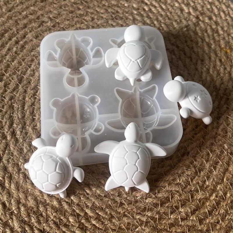 Soap Making Material - 네 마리 거북이 플라스터 실리콘 몰드