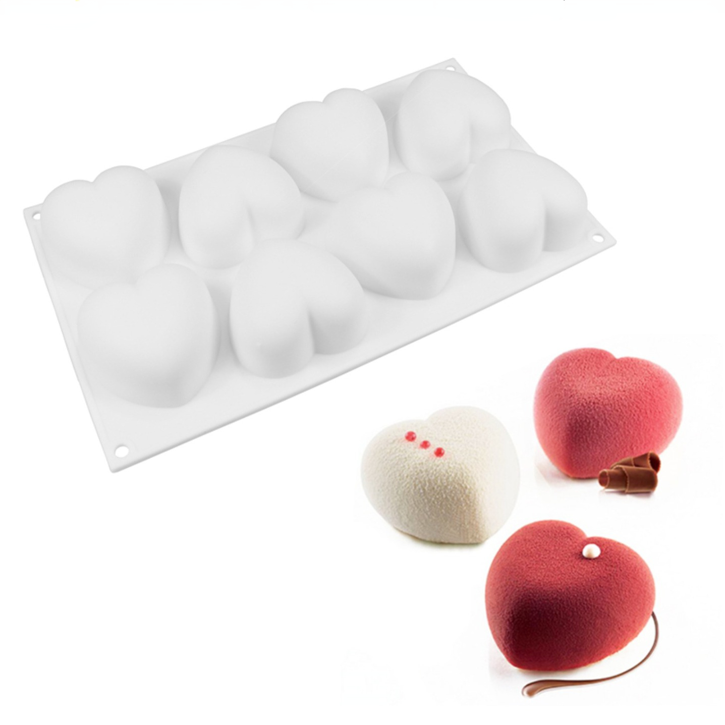 Soap Making Diy Kit - 사랑 심장 실리콘 비누 금형 수제