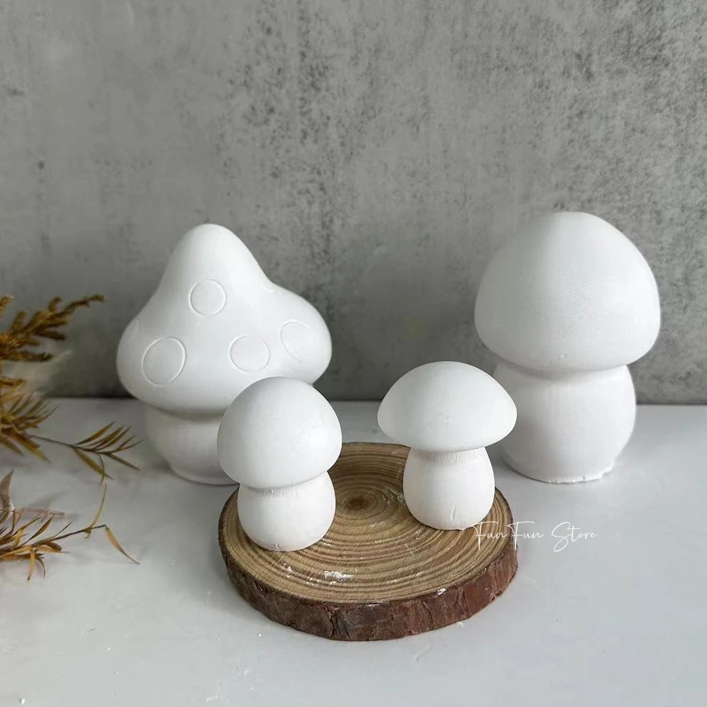 Soap Making For Beginners - 3D 버섯 양초 실리콘 금형 크리스탈