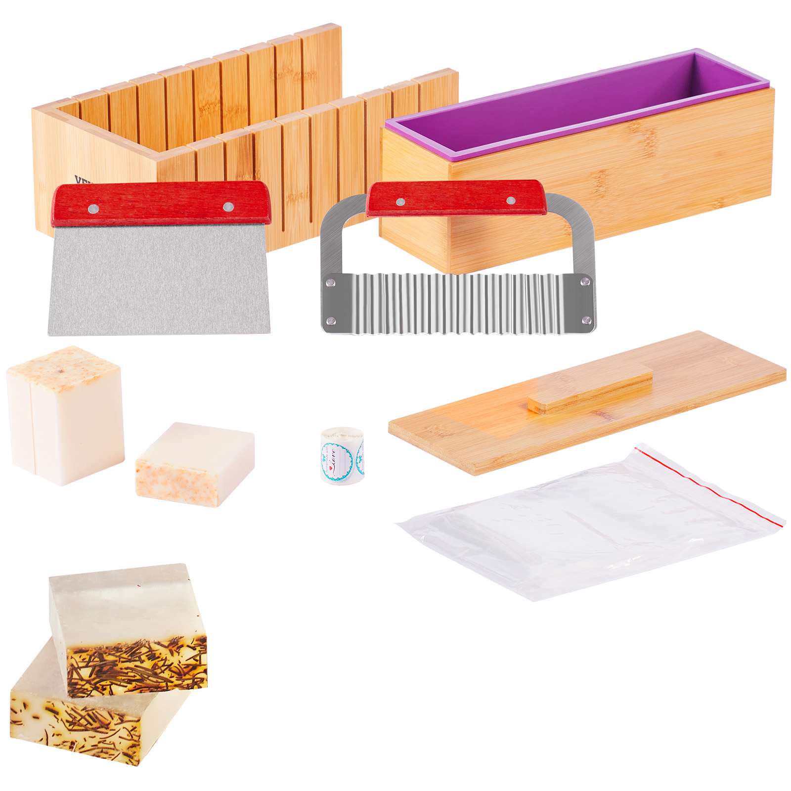 Soap Making Diy Kit - VEVOR 비누 제조 키트 대나무 절단