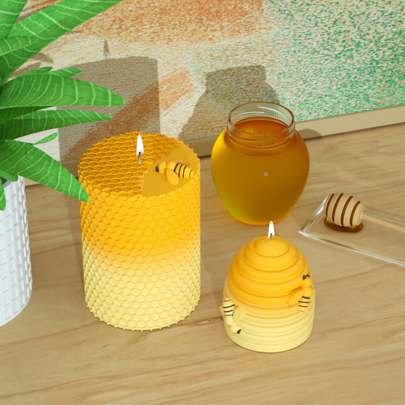 Soap Making Homemade - 양초 실리콘 금형, 3D 꿀벌 벌집