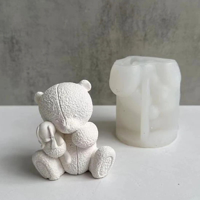 Soap Making For Beginners - 짠 곰 촛불 실리콘 몰드 3D