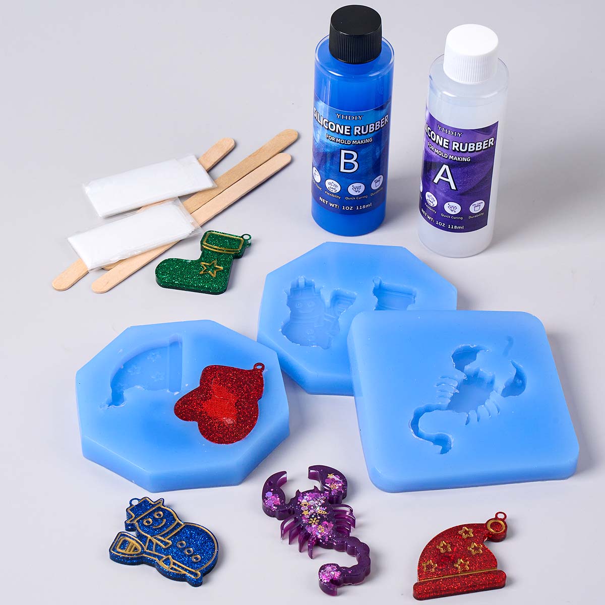 118ml/296ml 실리콘 몰드 제작 키트, DIY  - Soap Making Diy Kit 리뷰 및 가격