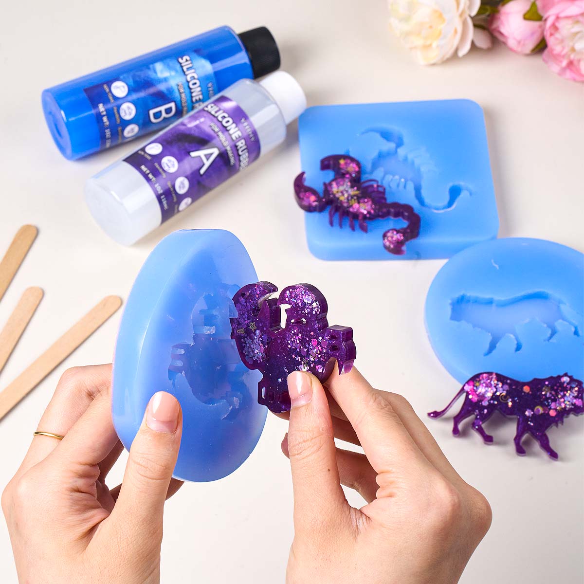 118ml/296ml 실리콘 몰드 제작 키트, DIY  - Soap Making Diy Kit 리뷰 및 가격
