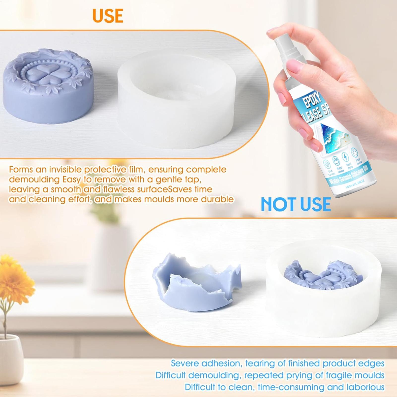 실리콘 이형 스프레이 에폭시 이형 스프레이 강력한 몰드 - Soap Making Kits 리뷰 및 가격