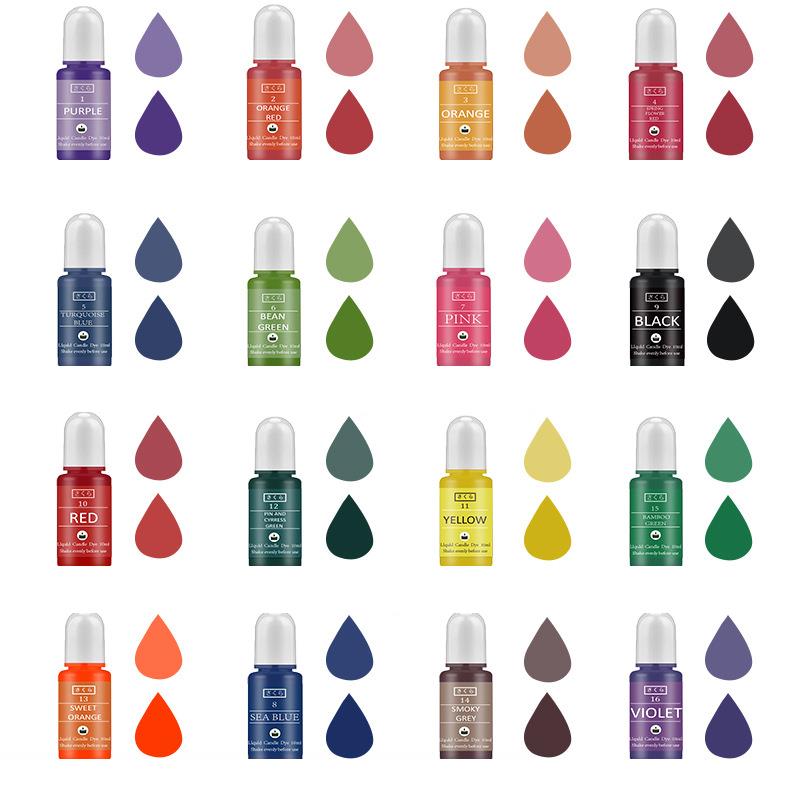 10ml/병 양초 왁스 안료 착색제 무독성 간장 양초  - Soap Making Ingredients 리뷰 및 가격