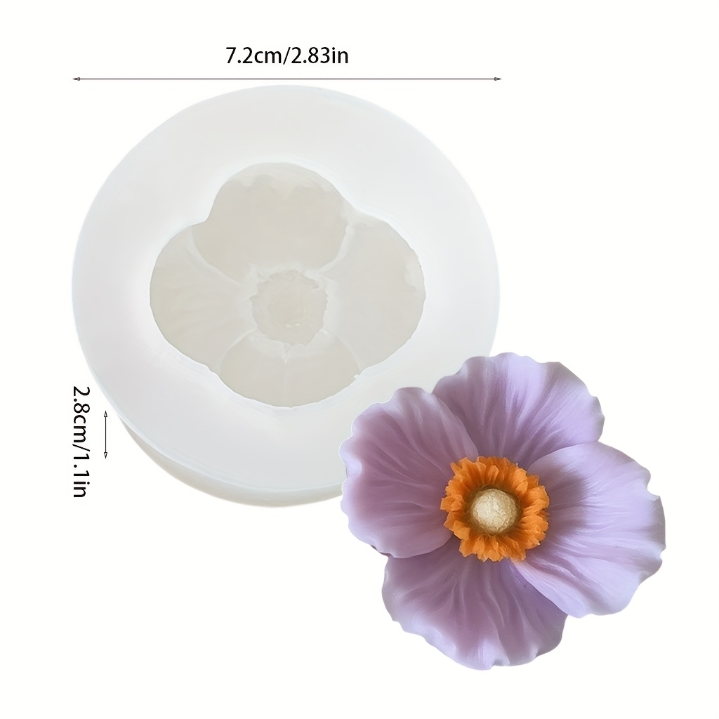 꽃 모양 실리콘 캔들 몰드는 비누, 점토, 레진 공예품 - Soap Making Lye 리뷰 및 가격