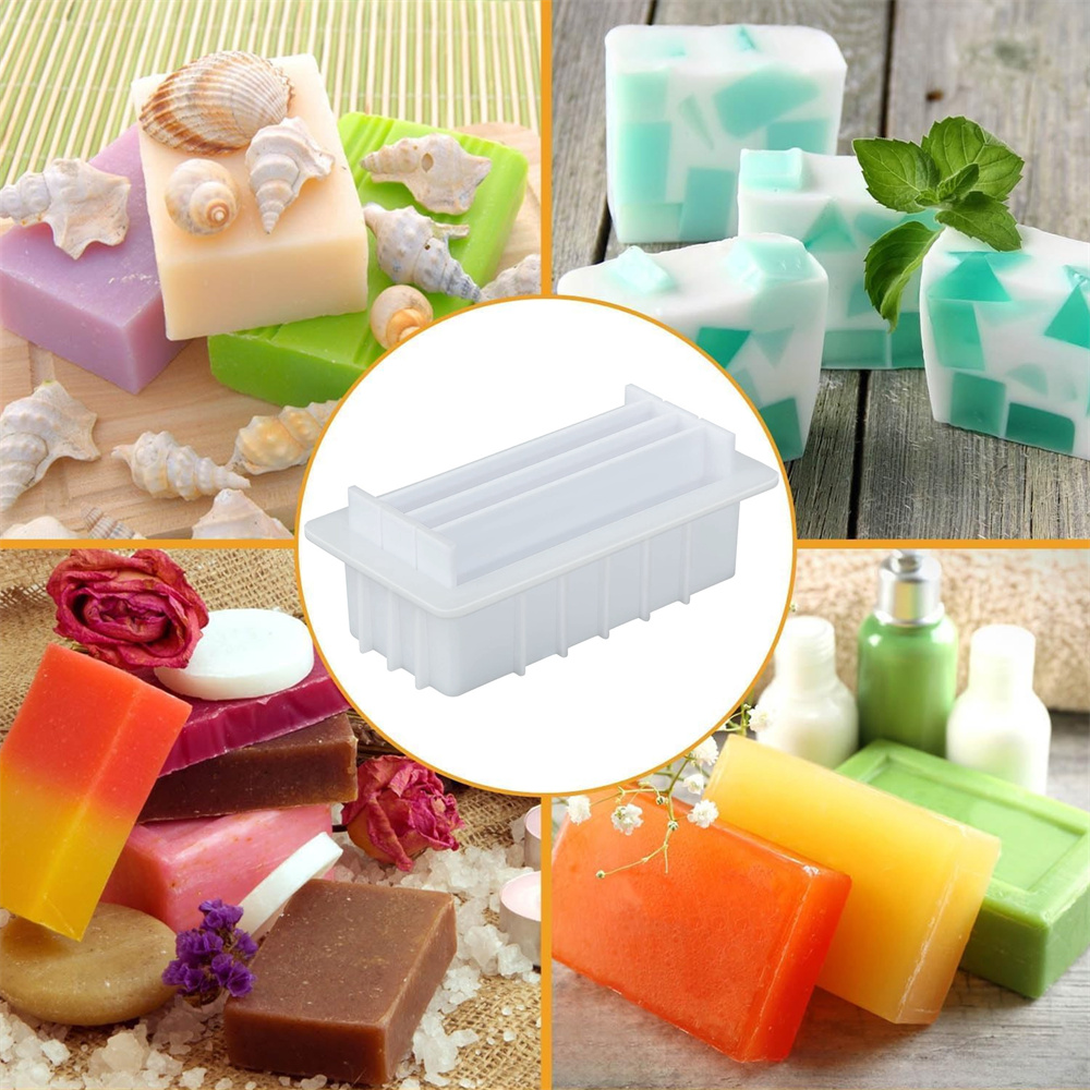 42온스 실리콘 비누 몰드 (5개 아크릴 칸막이 포함) - Soap Making Lye 리뷰 및 가격