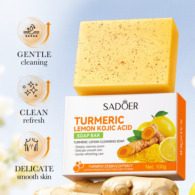100g 강황 레몬 클렌징 비누, 강황, 레몬 추출물, - Soap Making Ingredients 리뷰 및 가격