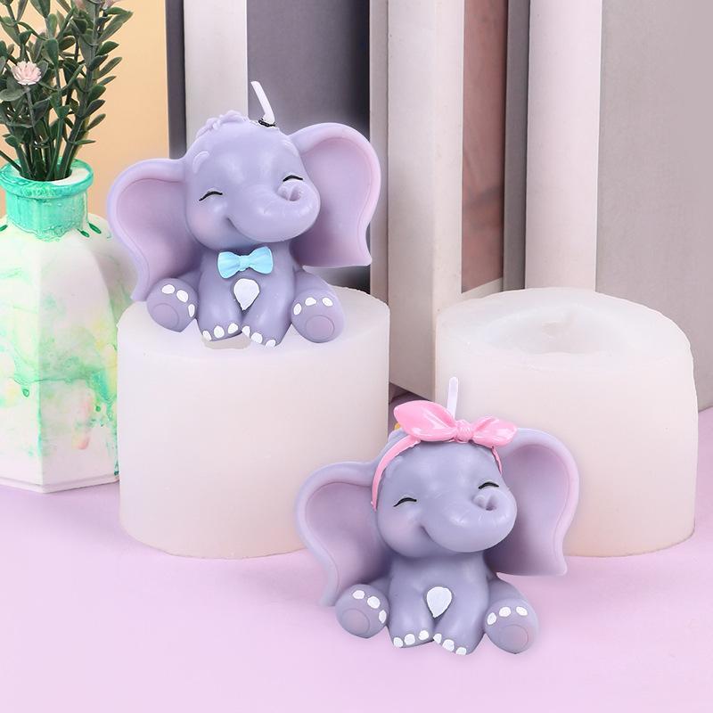 귀여운 3D 코끼리 실리콘 캔들 몰드, 쉽게 분리되는  - Soap Making Kits 리뷰 및 가격