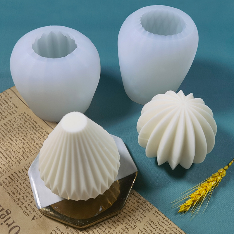 3D 실리콘 양초 몰드 기하학적 모양 실리콘 몰드 DI - Soap Making Homemade 리뷰 및 가격