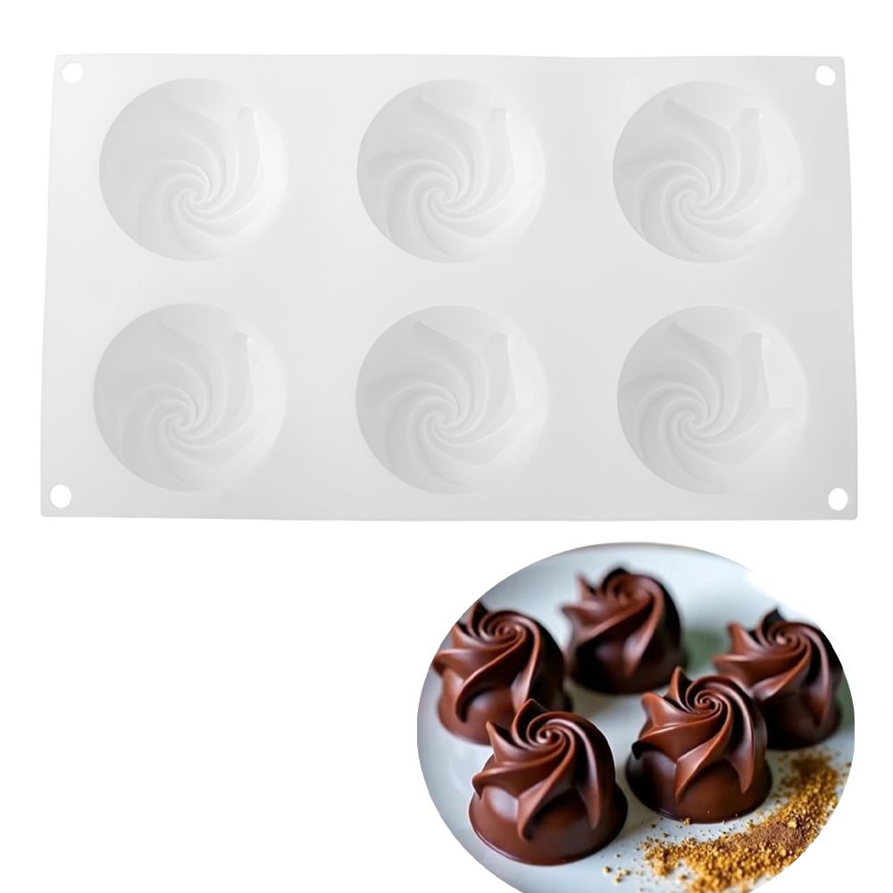 6 셀 베이스 조각 장식 로즈 디자인 실리콘 초콜릿 케 - Soap Making Recipes 리뷰 및 가격
