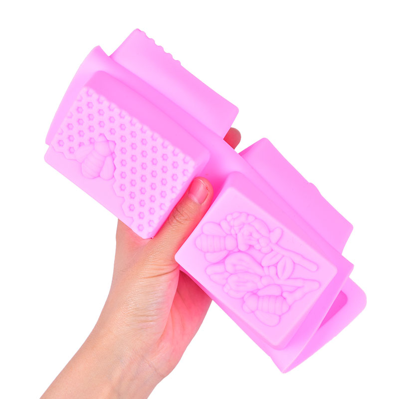 새로운 세일 1개 꿀벌 실리콘 비누 몰드 diy 수제  - Soap Making Lye 리뷰 및 가격