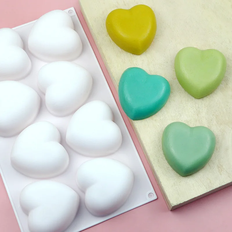 사랑 심장 실리콘 비누 금형 수제 양초 만들기 키트 D - Soap Making Diy Kit 리뷰 및 가격