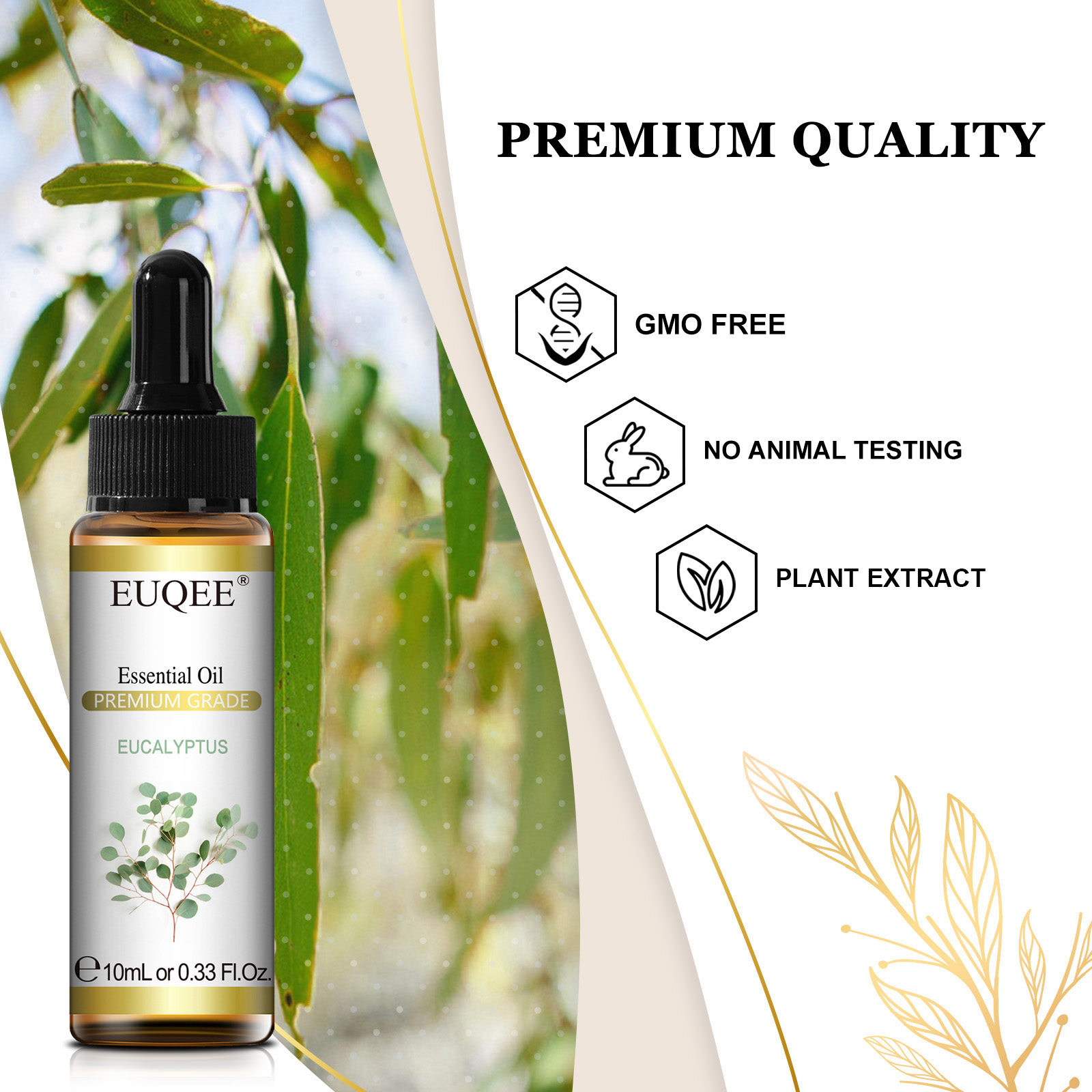 EUQEE 10ML 천연 에센셜 오일 유칼립투스 스피어 - Soap Making Ingredients 리뷰 및 가격