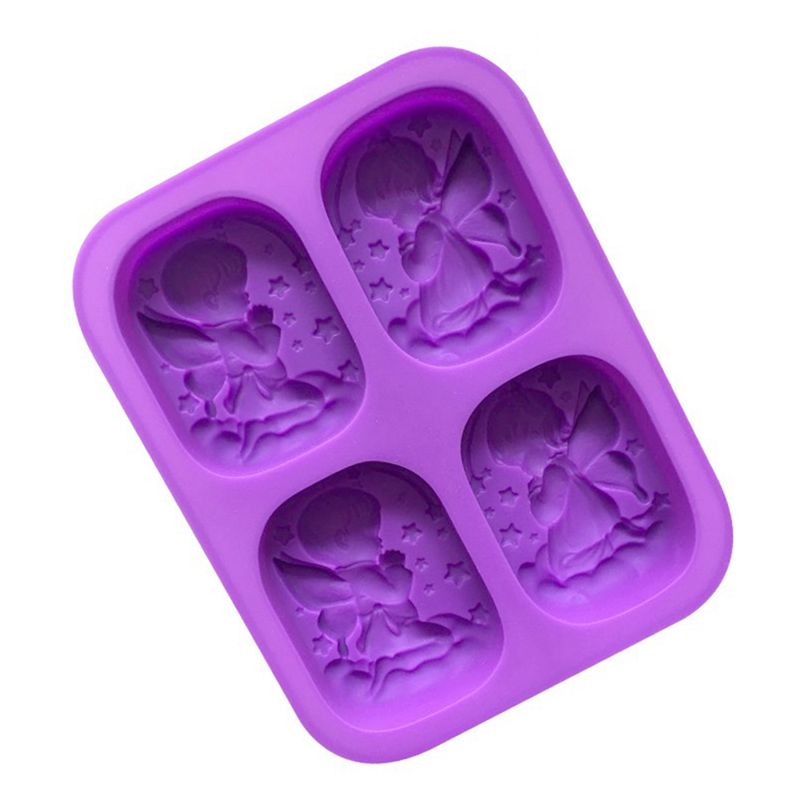 【1개 4구 3D 천사 몰드 수제 비누 몰드 DIY 비 - Soap Making Homemade 리뷰 및 가격