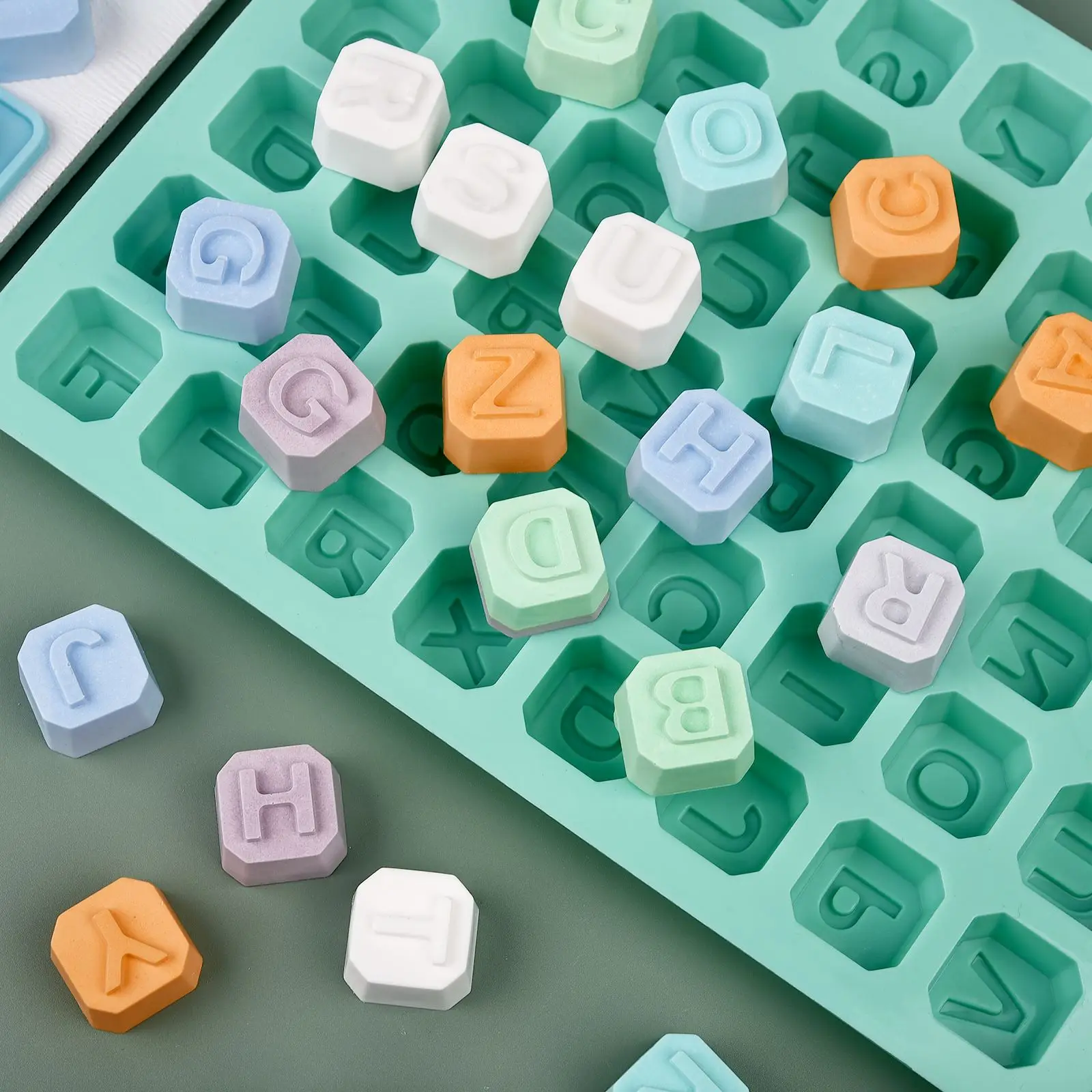 48 편지 Enghish 알파벳 문자 실리콘 금형 비누 - Soap Making Kits 리뷰 및 가격
