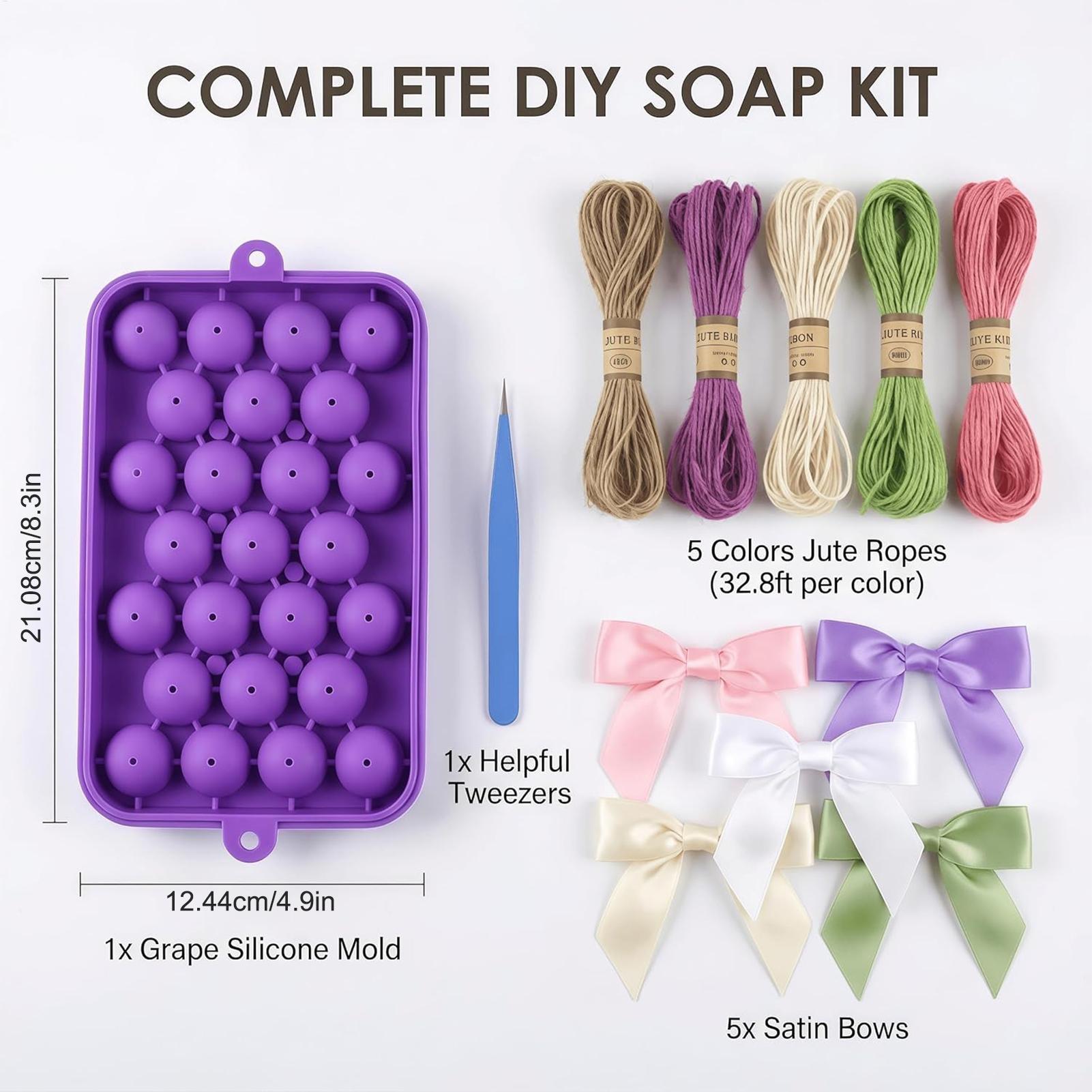 포도 비누 몰드 이지 릴리스 식품 등급 공예 몰드(황마 - Soap Making Diy Kit 리뷰 및 가격