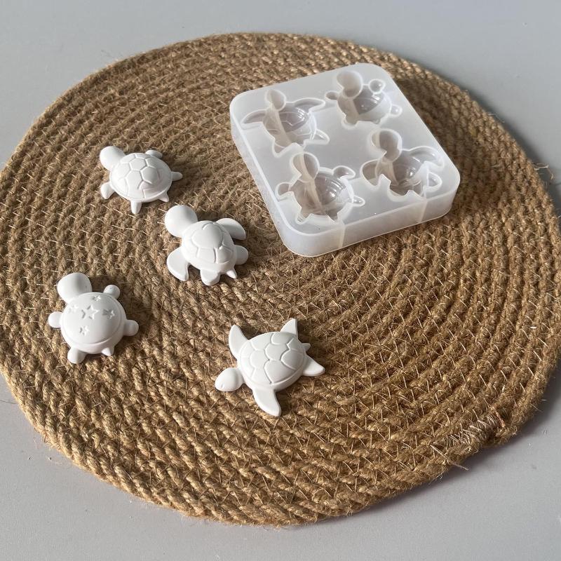 네 마리 거북이 플라스터 실리콘 몰드 DIY 하트 스타 - Soap Making Material 리뷰 및 가격