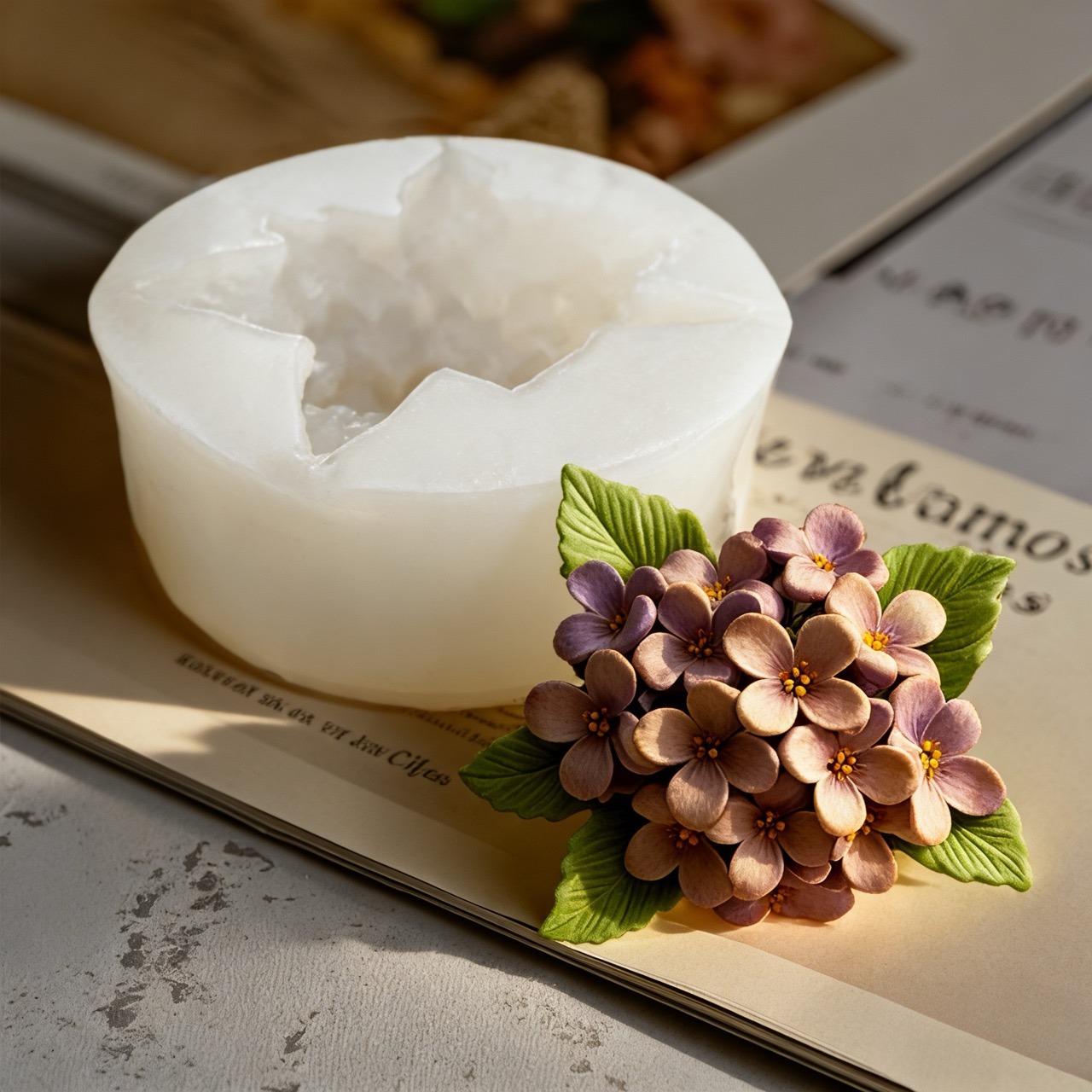 3D 장미 라일락 꽃 실리콘 몰드 2개, 레진 및 양초 - Soap Making Recipes 리뷰 및 가격