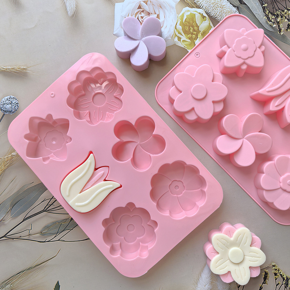 다양한 꽃 모양 실리콘 몰드, 비누 및 양초 제작, 케 - Soap Making Activity 리뷰 및 가격