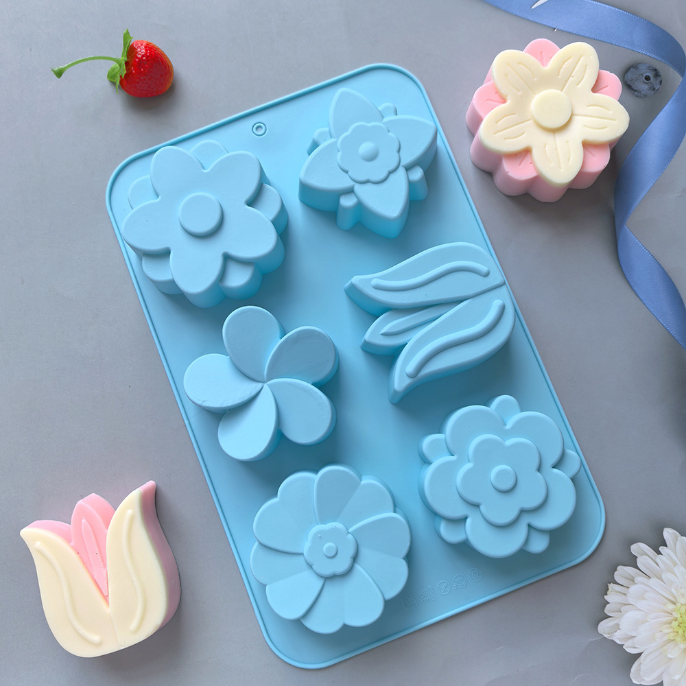 다양한 꽃 모양 실리콘 몰드, 비누 및 양초 제작, 케 - Soap Making Activity 리뷰 및 가격