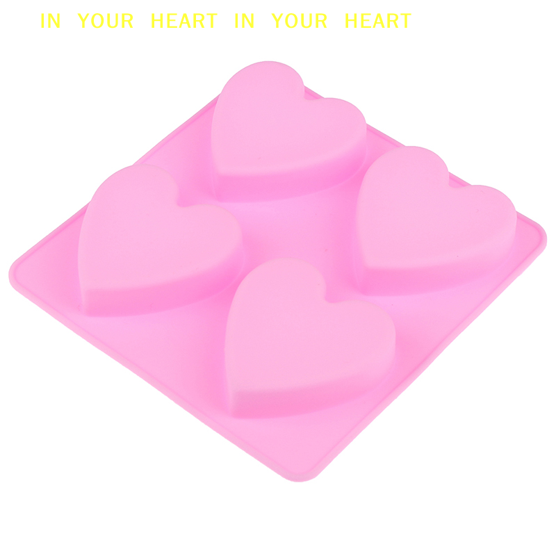 【X】4구 수제 실리콘 비누 몰드 하트 3D 공예 비누 - Soap Making Lye 리뷰 및 가격