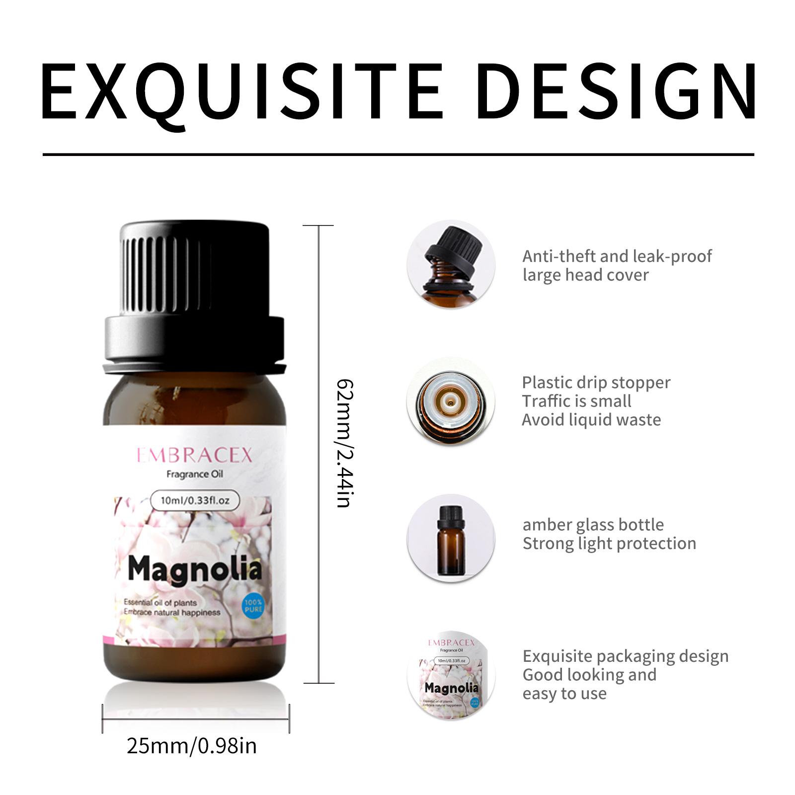 10ml 목련 에센셜 오일 E 에센셜 오일 캔들 천연  - Soap Making Ingredients 리뷰 및 가격