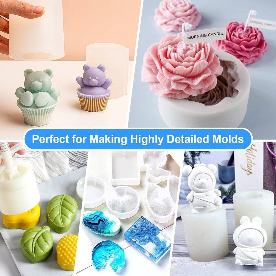 실리콘 몰드 제작 키트, 38.8oz 15A 탄성 액상 - Soap Making Kits 리뷰 및 가격